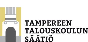 Tampereen Talouskoulun säätiö logo. Linkki vie säätiön kotisivulle